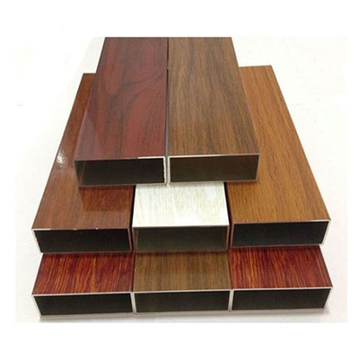 6063 t6/t5 Shengxin Wood Grain Finish Extruded Aluminum Profiles для строительных материалов