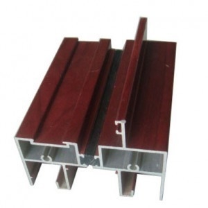6063 t6/t5 Shengxin Wood Grain Finish Extruded Aluminum Profiles для строительных материалов