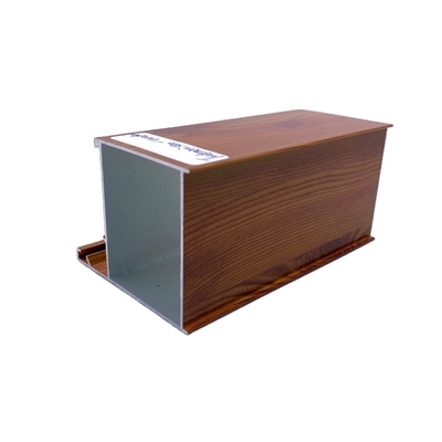 6063 t6/t5 Shengxin Wood Grain Finish Extruded Aluminum Profiles для строительных материалов