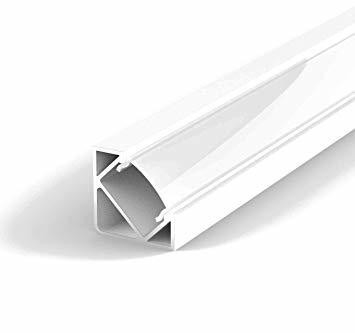 SHENGXIN 2019 Led Wide Mirror White Light Bar Channel Wall Mounted Strip Cover Aluminum Corner Led Profile (Ледующая широкая зеркальная белая световая панель)