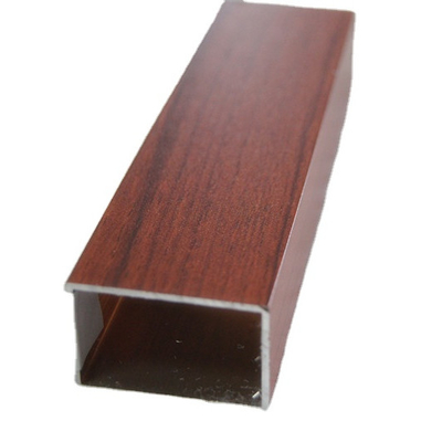 Алюминиевый цвет Madera Tubo de Aluminio Grade 6000 Серия Алюминиевый профиль для окна