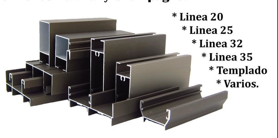 2023 Mill Finish Aluminium Profiles for Bolivia Windows and Doors Линия 20 и Линия 25 Профили из алюминия для боливийских окон и дверей