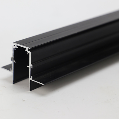 Черные алюминиевые профили Shengxin Powder Coating для стеклянных раздвижных дверей в 6000 серии