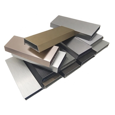 0.8mm-2.0mm Толщина Mill Finish 6063 Специальный алюминиевый профиль для дверей и окон