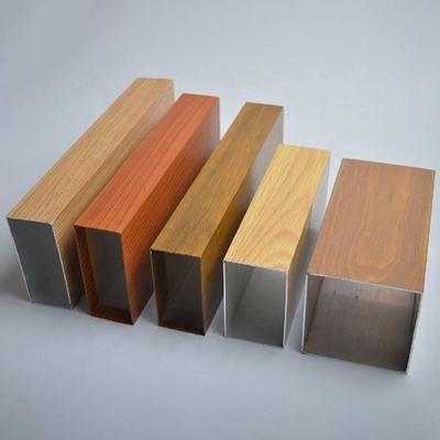 0.8mm-2.0mm Толщина Mill Finish 6063 Специальный алюминиевый профиль для дверей и окон