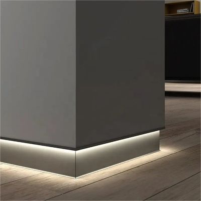 LED алюминиевый профиль юбки для кухни Baseboard 6063-T5 алюминиевой рамы дома