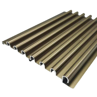 0.8mm-2.0mm Толщина алюминиевого сплава гофрированной стеновой облицовки для стандарта GB5237-2008