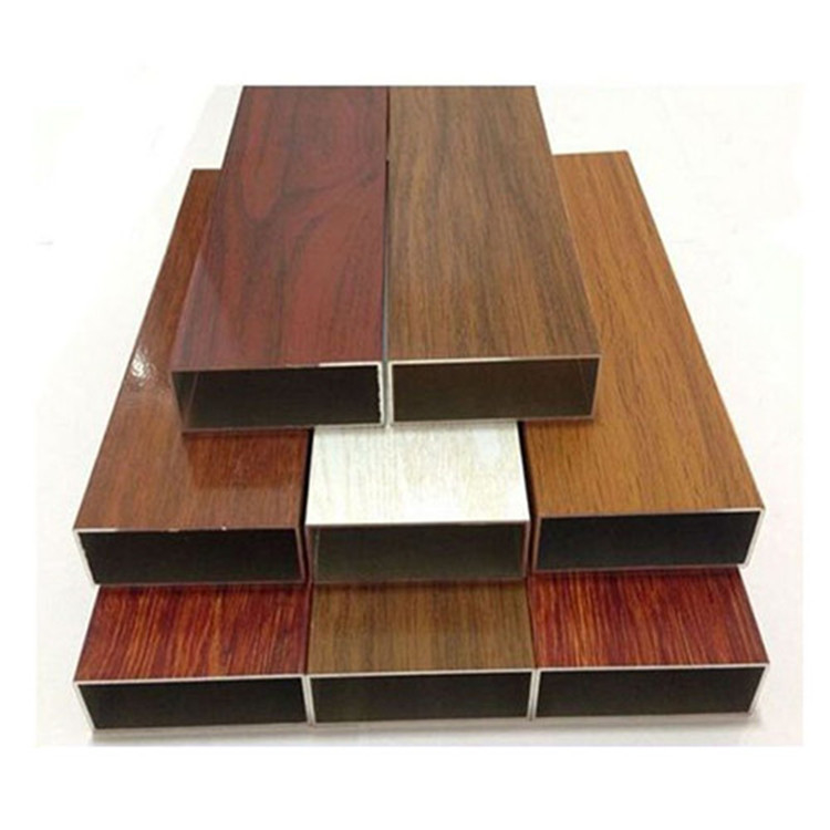 6063 t6/t5 Shengxin Wood Grain Finish Extruded Aluminum Profiles для строительных материалов