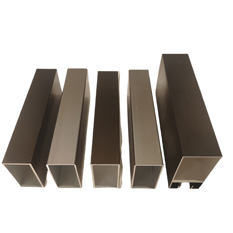GB Standard Silver Anodized Aluminum Profile для деревянных окон с покрытием порошками